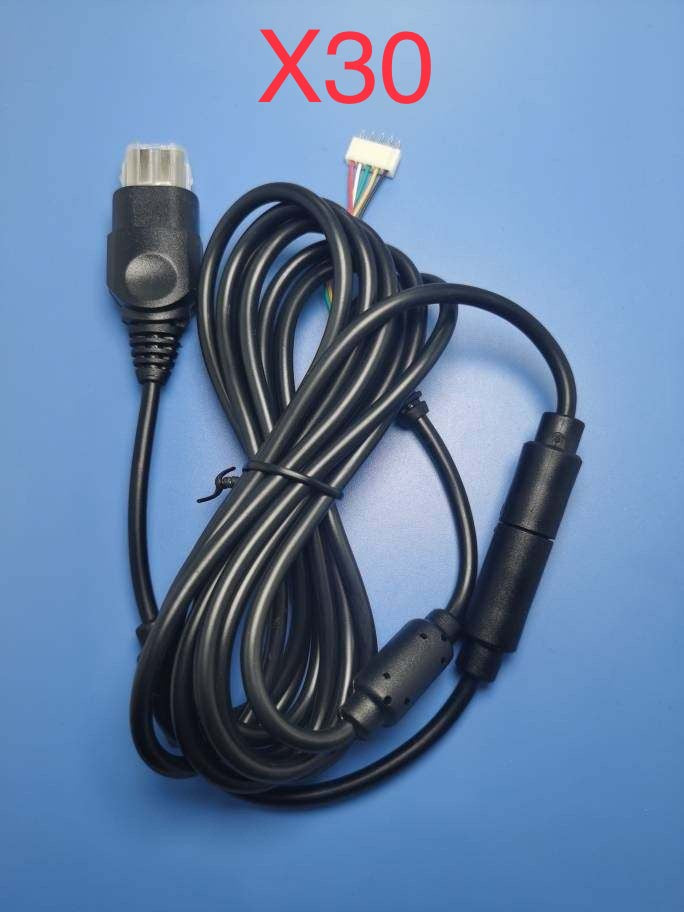Original Xbox Controller 5 Pin Replacement Cord w/Breakaway Cable - 30 PACK